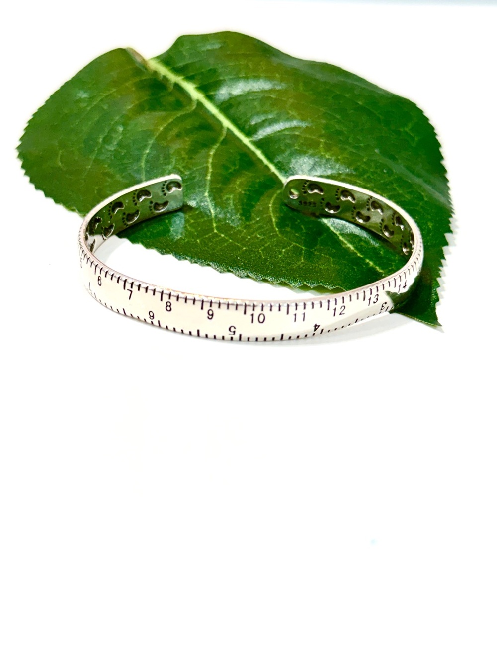 Silver Tone Ruler Cuff Bracelet | NWT